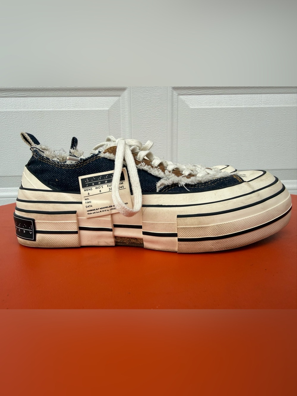 xvessel G.O.P. Lows Black sneaker women’s 8 men’s 6 - Picture 2 of 16